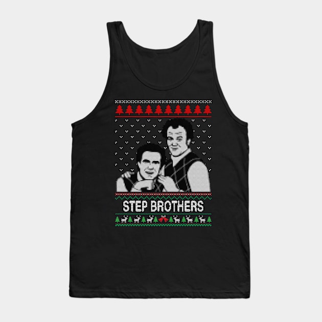 Step Brothers Ugly Christmas Tank Top by Premium Nation